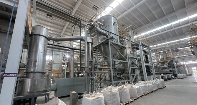 電池級磷酸鐵干燥焙燒系統